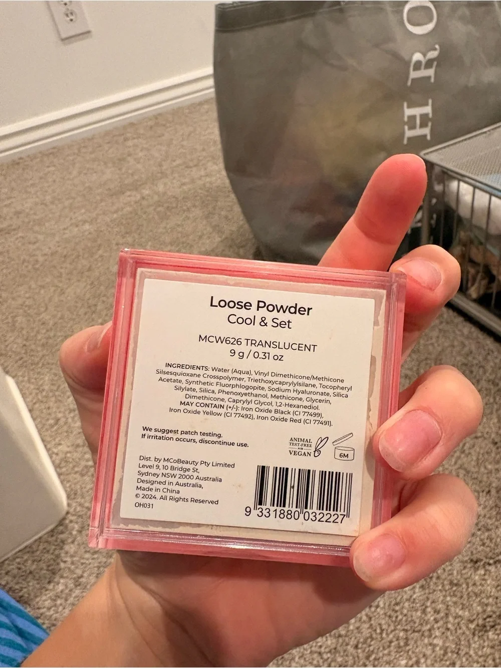 MCoBeauty Pink Setting Powder Compact